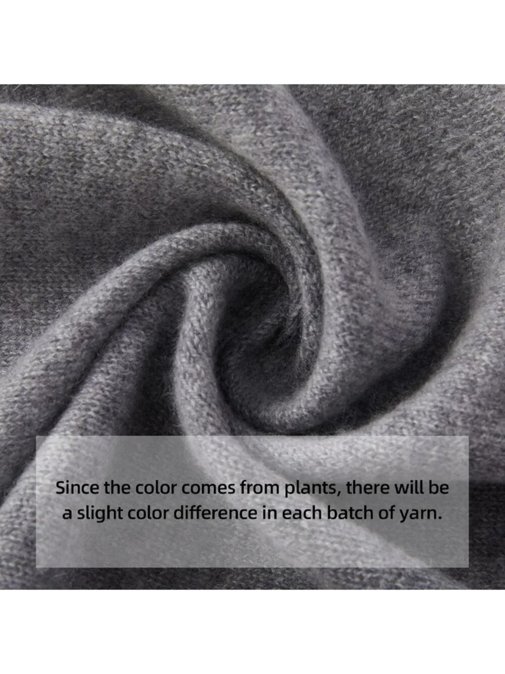 Luxurious 100% Cashmere Green Knitted Scarf Shawl - Soft, Warm, Plant-Dyed for
